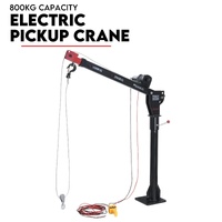 800kg Electric Hoist Winch Crane 12V Swivel Car Truck UTE Lift 360° Pick up