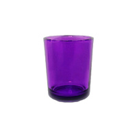 10 Pack Purple Glass Votive Tealight Candle Holders House Party Centerpiece Xmas Wedding Decor Glass Candlestick Party Decorations Bridal Valentines E