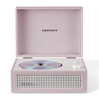 Crosley Voyager Portable Retro CD Player with Stereo Bluetooth Speakers, FM Radio - Amethyst