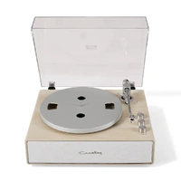 Crosley Stave 2-Speed Bluetooth Record Player Turntable with Built-in Speakers, Natural