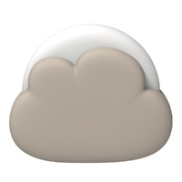 Kreafunk Kids Cloudy Lamp - Ivory Sand