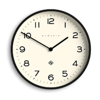 Newgate Number Two Echo Wall Clock-Black