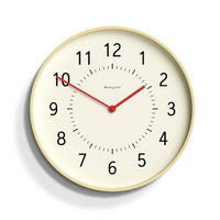 Newgate Monopoly Plywood Wall Clock With Red Hands