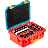 DEVASO Carrying Case for Nintendo Switch OLED Case, Professional Safe Hard-Red & Blue