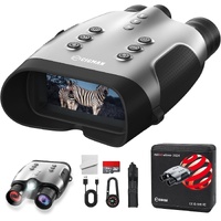 CIGMAN True 4K Night Vision Binoculars,Infrared Goggles with Full-Color Low-Light Imaging, 7-Layer Coated Lens,18H Battery for Wildlife, Security, Out
