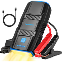 HEMINGSON 2000A Peak Battery Jump Starter Portable with 4 Modes LED Lights