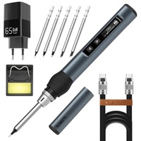 KAIWEETS KETS02 Smart Digital Soldering Iron Kit 65W Programmable AU Plug