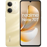 Realme Note 70T 4G Smartphone 4+256GB, Black, 6.75-inch screen, 90Hz Waterproof