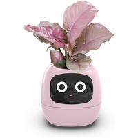 Intelligent Flower Pot, Electronic Bud, Maintenance Plant Assistant, Fun Interactive Flower Pot, Indoor Green Planting Monitoring, LCD Screen Display,
