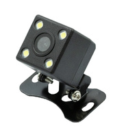 4LED Car Rear Camera Auto Parking Monitor Night Vision IP67 Waterproof With 5.5m Cable
