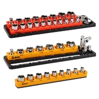 ELEAD  2-Piece Detachable Magnetic Socket Organizer 1/2" SAE Metric Holder Storage Tray