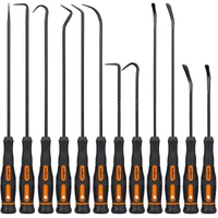 HORUSDY 12-Piece Precision Hook and Pick Set,Automotive Pick Set, Car Auto Oil Seal/O-Ring Seal Gasket Pick