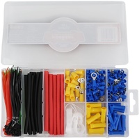 HORUSDY 308-Piece Electrical Wire Connector Kit, Insulated Crimp Terminals Assortment with Heat Shrink Tubing,