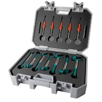 SEDY 12-Piece Forstner and Countersink Drill Bit Set with Storage Case, Includes 7PCS Wood Flat Bottom Hole Bits (15-35mm) and 5PCS Adjustable Counter