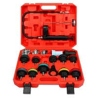 SEDY 18-Piece Radiator Pressure Tester Kit, Cooling System Leak Test Tool with Hand Pump & Gauge