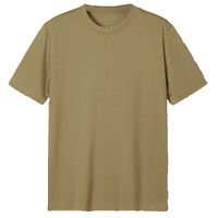 Adult 100% Cotton T-Shirt Unisex Men's Basic Plain Blank Crew Tee Tops Shirts, Copper, L