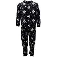 Women's 2PCS Pyjama Set Soft Plush Lounge Sleep Pajama Fleece Winter Sleepwear, Unicorn Stars, S/M