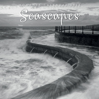 Seascapes - 2025 Square Wall Calendar 16 Months Premium Planner Christmas Gift