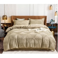 Tufted Textured Jacquard Quilt Cover Set - King Size