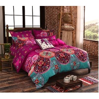 Mandala Queen Size Duvet Quilt Cover Set