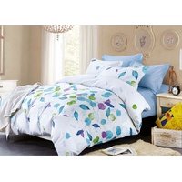 Leaves Queen Size Duvet Quilt Cover Set