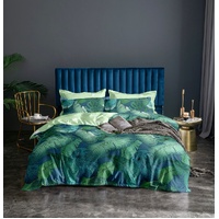 Kalena Leaves Quilt Cover Set - Queen Size