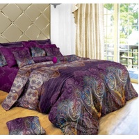 Aster Super King Size Duvet Quilt Cover Set
