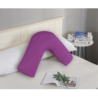 1000TC Premium Ultra Soft V SHAPE Pillowcase - Purple