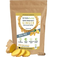 Organic Ginger Powder Capsules - Refill Bag