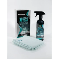 Xpress Water Less Wash & Wax Pack - 500ml + 2X Microfibre cloths - Made in UK