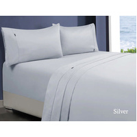 1000tc egyptian cotton sheet set 1 king single silver