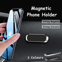 Phone Holder Mount Dashboard Stand for Car Mobile Smartphone Mini Size Grip Pad - Silver -1 Unit