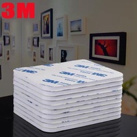Round 30 x 3mm 3M Double Sided Foam Sticker Tape Side Wall Car Self Adhesive Pads - 12pcs