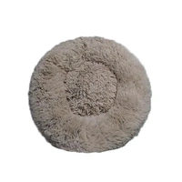 Coffee Cat Bed Pet Bed Dog Donut Nest Calming Deep Sleeping Soft Plush Kennel Washable - 120CM