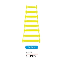 No Tie Elastic Silicone Shoe Laces 16PCS Shoelaces for Sneakers and Runners - Yellow 16PCS