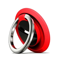 Iring Phone Ring Finger Holder Stand Car Mount Hook For Iphone Ipad Mobile Grip - A6- Red
