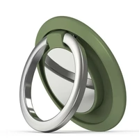 Iring Phone Ring Finger Holder Stand Car Mount Hook For Iphone Ipad Mobile Grip - A7- Green