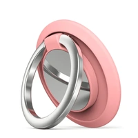 Iring Phone Ring Finger Holder Stand Car Mount Hook For Iphone Ipad Mobile Grip - A9- Pink