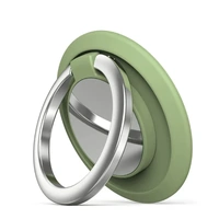 Iring Phone Ring Finger Holder Stand Car Mount Hook For Iphone Ipad Mobile Grip - A11-Matcha Green