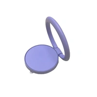 Iring Phone Ring Finger Holder Stand Car Mount Hook For Iphone Ipad Mobile Grip - C- Purple