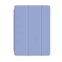 Shockproof Silicone iPad Air 3 Cover with Pencil Slot and Smart Wake - Lavender Grey