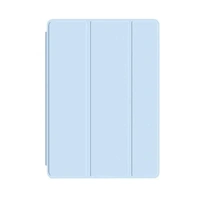 Shockproof Silicone iPad Air 3 Cover with Pencil Slot and Smart Wake - Blue