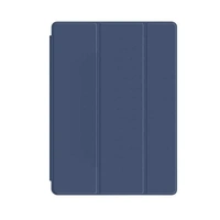 Shockproof Silicone iPad Air 4 Cover with Pencil Slot and Smart Wake - Navy