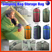 Camping Sleeping Bag Compression Sack Waterproof Outdoor Storage Bag - Army Green
