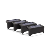 Solar Led Deck Lights Path Garden Patio Pathway Stairs Step Fence Lamp Outdoor - 4PCS