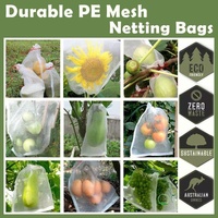 50X Fruit Net Bags Agriculture Garden Vegetable Protection Mesh Insect Proof - 45*30（50 PCS）