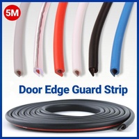 5m Car Door Edge Protector Strip Anti-Scratch Protection Rubber Trim Seal - Clear