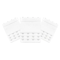 4 Hooks Underwear Extension Bra Buckle Bra Extender Hook Brassiere Strap - White
