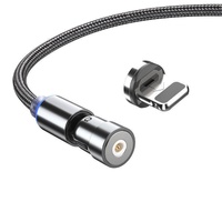 540 Degree Rotating Magnetic Charging Cable USB Data Cord for iPhone 1m 2m 3m - 3m