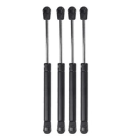 4PCS 80N Gas Strut Kitchen Cabinet Cupboard Door Hinges Stays - Black